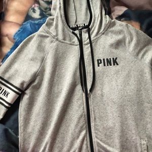 Gray VS Pink zip up